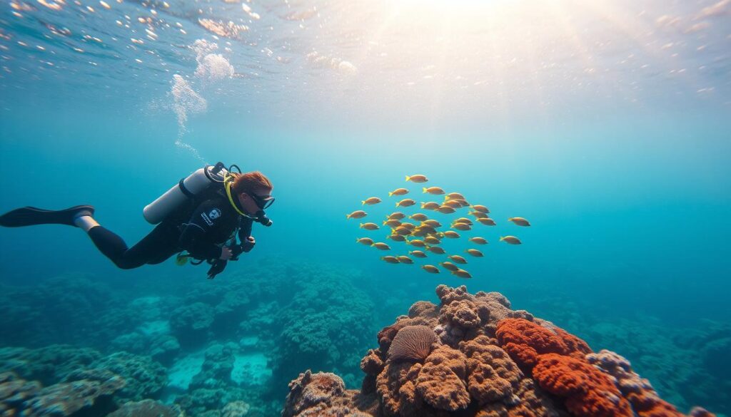 dive site tides and temperature